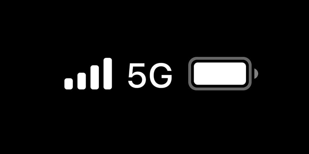 Apple 5G Signal Bars