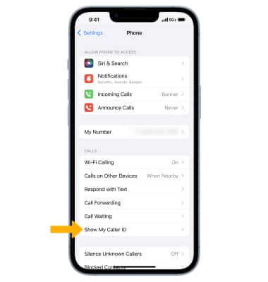 How to hide Caller ID iPhone