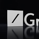 a black and white photo of the word grok