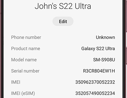 Samsung IMEI Repair