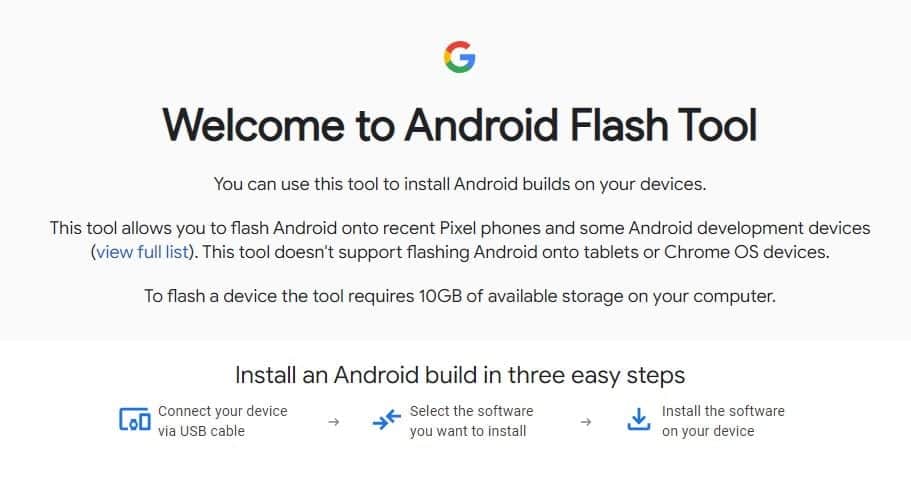 Android Flash Tool