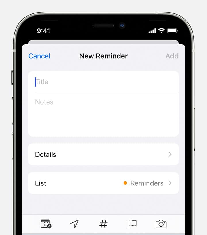 Apple Reminders App