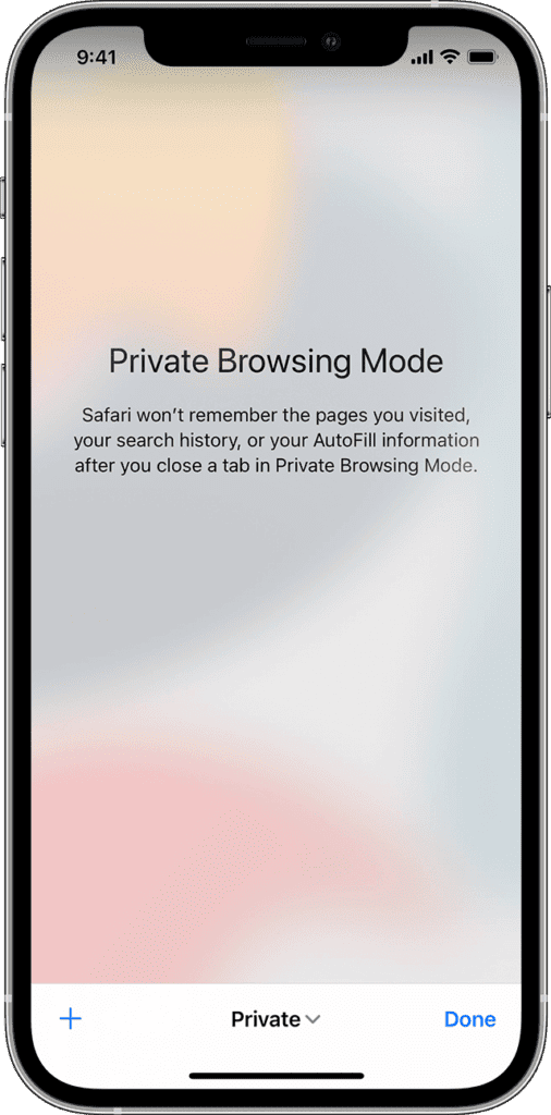 Turn Off Private Browsing iPhone