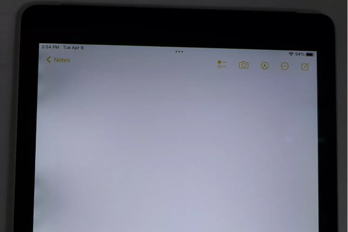 iPad Dark Spots