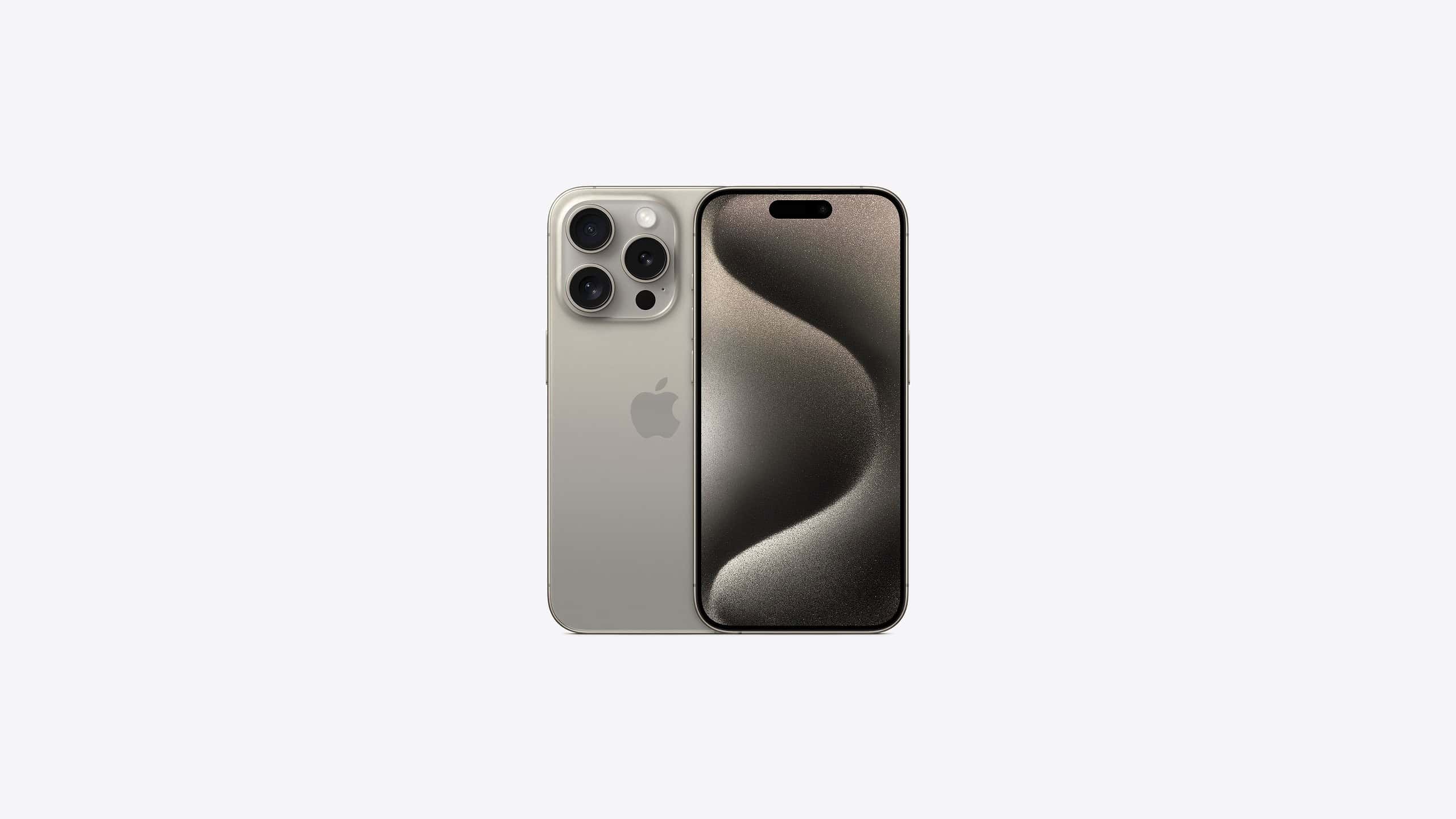 iPhone Pro Natural Titanium