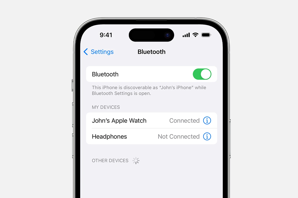 iPhone Bluetooth