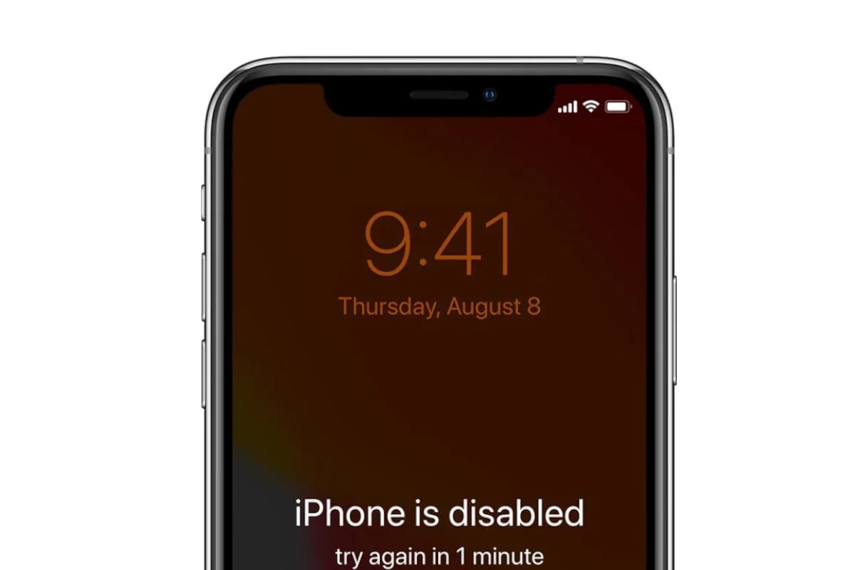 iPhone Disabled - Try Again Later