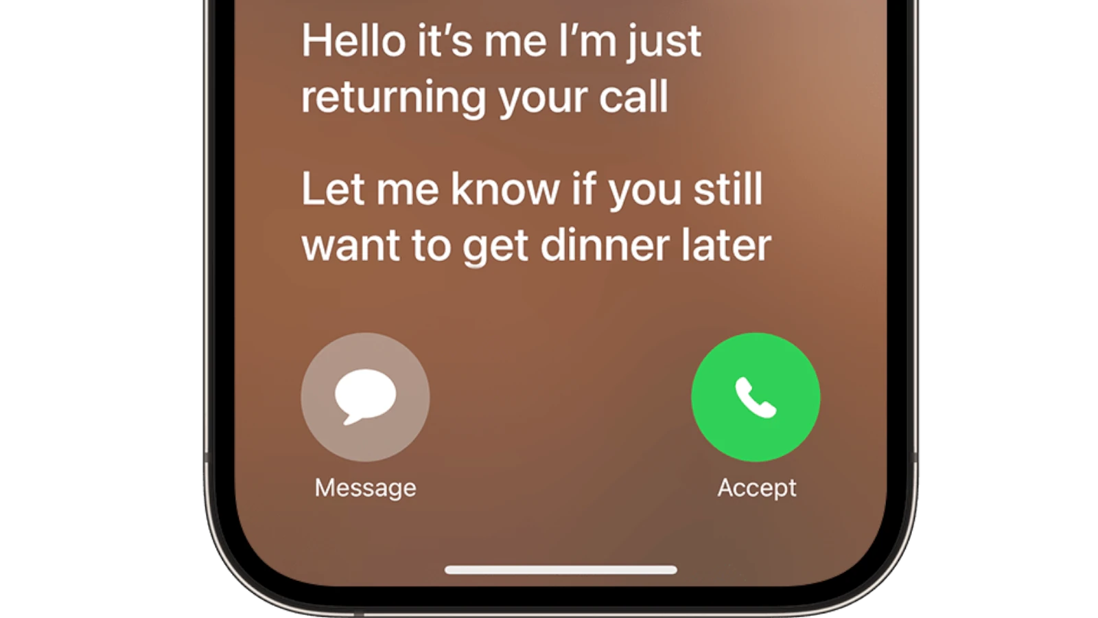 iPhone Live Voicemail