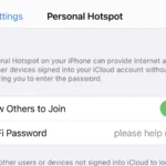 iPhone Personal Hotspot