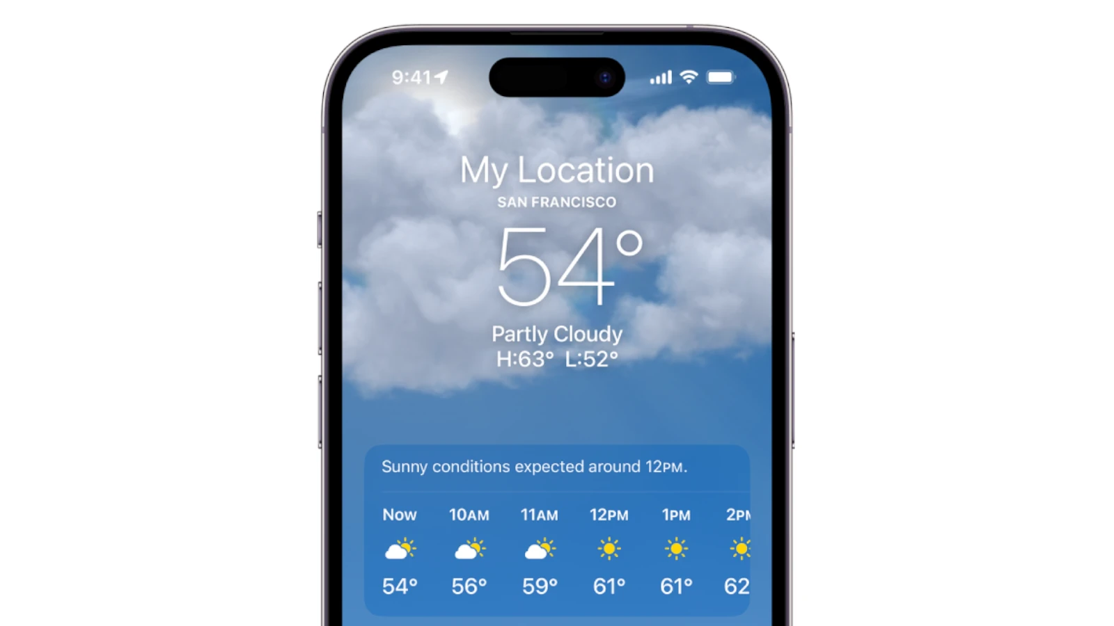 iPhone Weather App