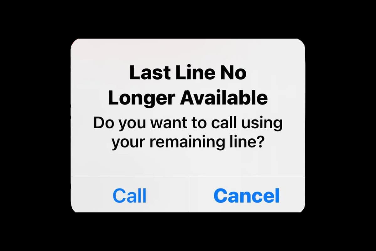 'Last Line No Longer Available' On iPhone Meaning - SimplyMac