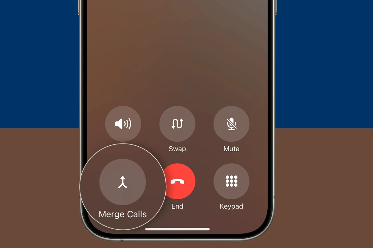 Merge Calls iPhone