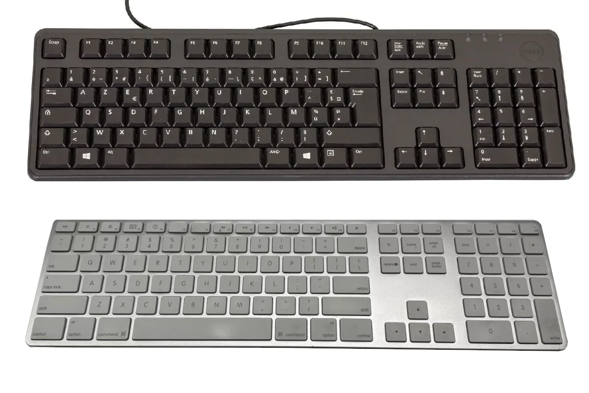 PC vs Mac Keyboard