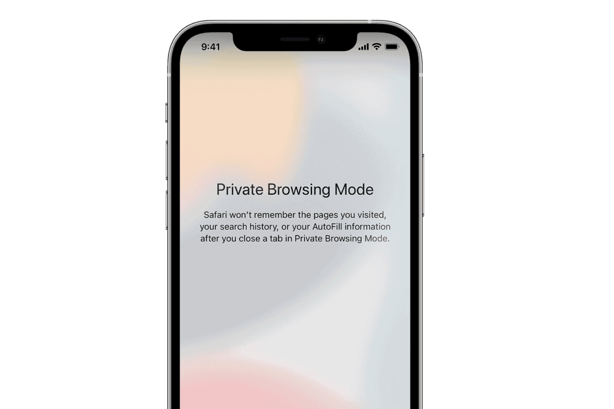 Private Browsing Mode iPhone