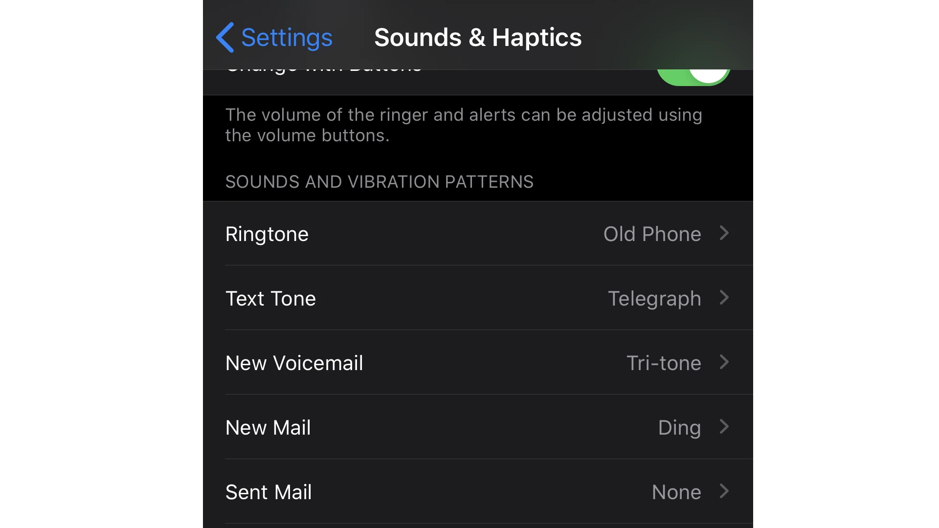 iPhone Sound & Haptics