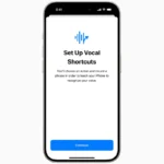 Vocal Shortcuts on iPhone