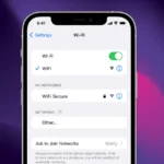 iPhone WiFi Settings